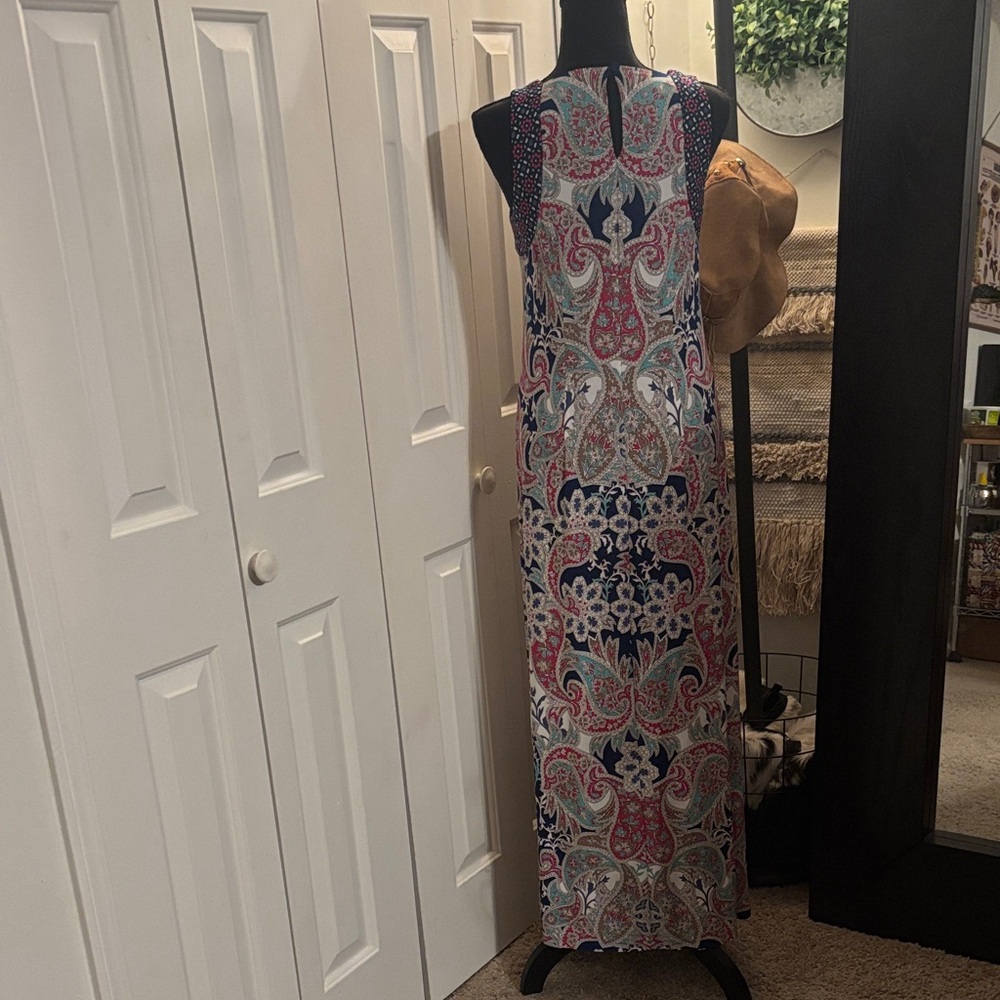 Chico's Vibrant Paisley Maxi Dress - Picture 2 of 8